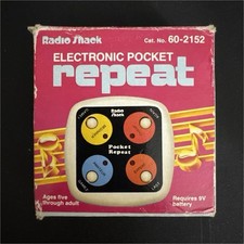 Radio Shack Pocket Repeat Handheld Electronic Game MPN 60-2152