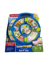 Fisher-Price Little People World of Animals See N' Say Learning Toy, New/Sealed