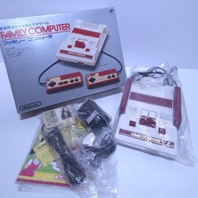 Nintendo Famicom HVC-001 Console with Box Tested Family Computer