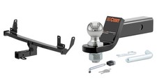 Curt Trailer Hitch Kit W 2in Receiver Ball Mount Hitch Lock Pin Clip 13553 Curt Trailer Hitch Kit W 2in Receiver Ball Mount Hitch Lock Pin Clip 13553