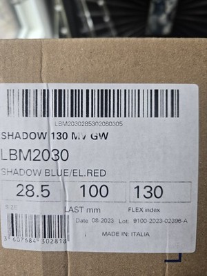 Lange Shadow 130 MV GW Men's Ski Boots NEW 2024-2025