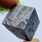 Aletai Iron Meteorite Cube Altay iron meteorite Cube etched pattern 89g 24mm — photo 2