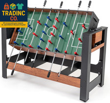 Multi Game Table, 54 Inch Foosball Billiards 2-In-1 Swivel Combo Game Table, S