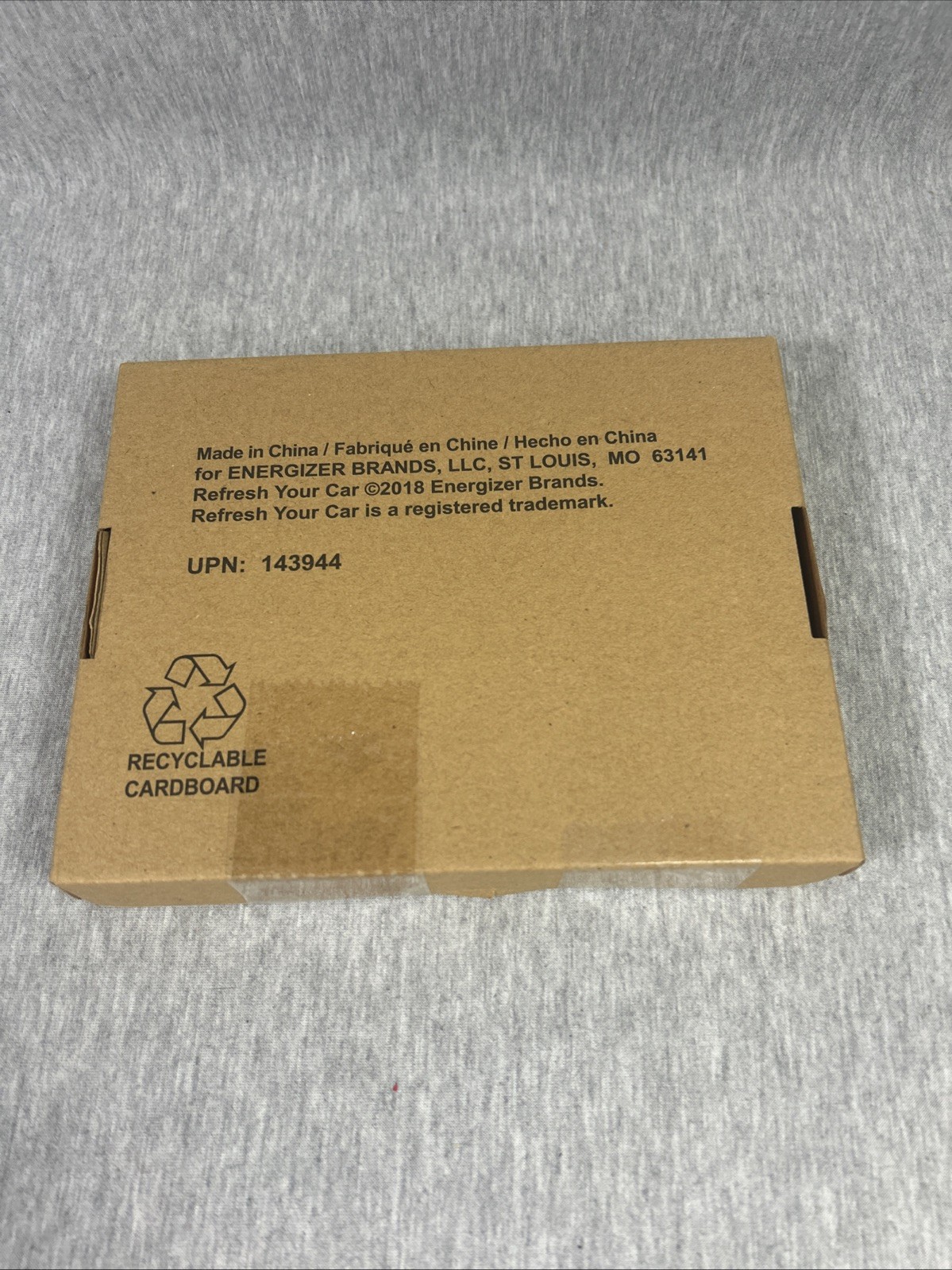 Fresh Scent Car Air Freshener Odor Eliminator 1oz Cans/4pk/New