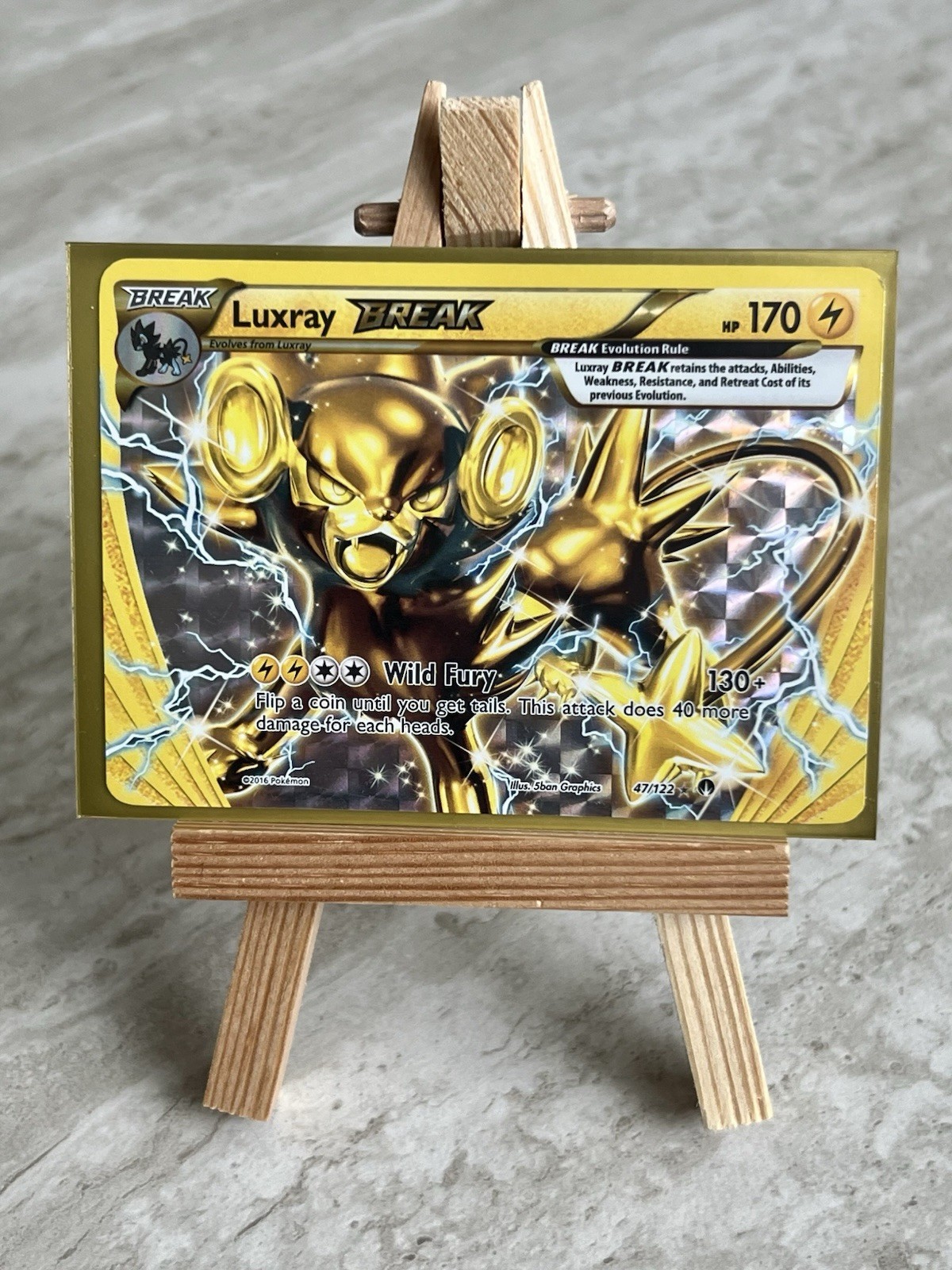 Pokémon TCG Luxray BREAK 47/122 Breakpoint Holo ( English) - LP