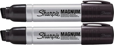 2-SHARPIE MAGNUM OVERSIZED XL CHISEL TIP MARKERS BRAND NEW NO BOX