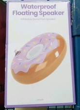 Brand New Inflatable Donut Waterproof Floating Bluetooth Speaker Bath or Pool
