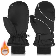 Toddlers Kids Winter Waterproof Windproof Mitten Gloves Thinsulate Outdoors S...