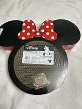 Disney Minnie Mouse Head Cat Scratch Board Carton avec herbe à chat 16,7x14,7x2