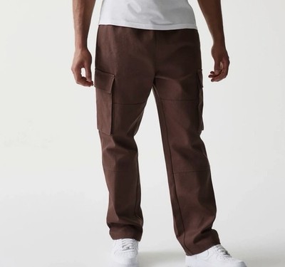 New Era -  Hose Gr M Neu Brown Straight Leg Cargo Pants