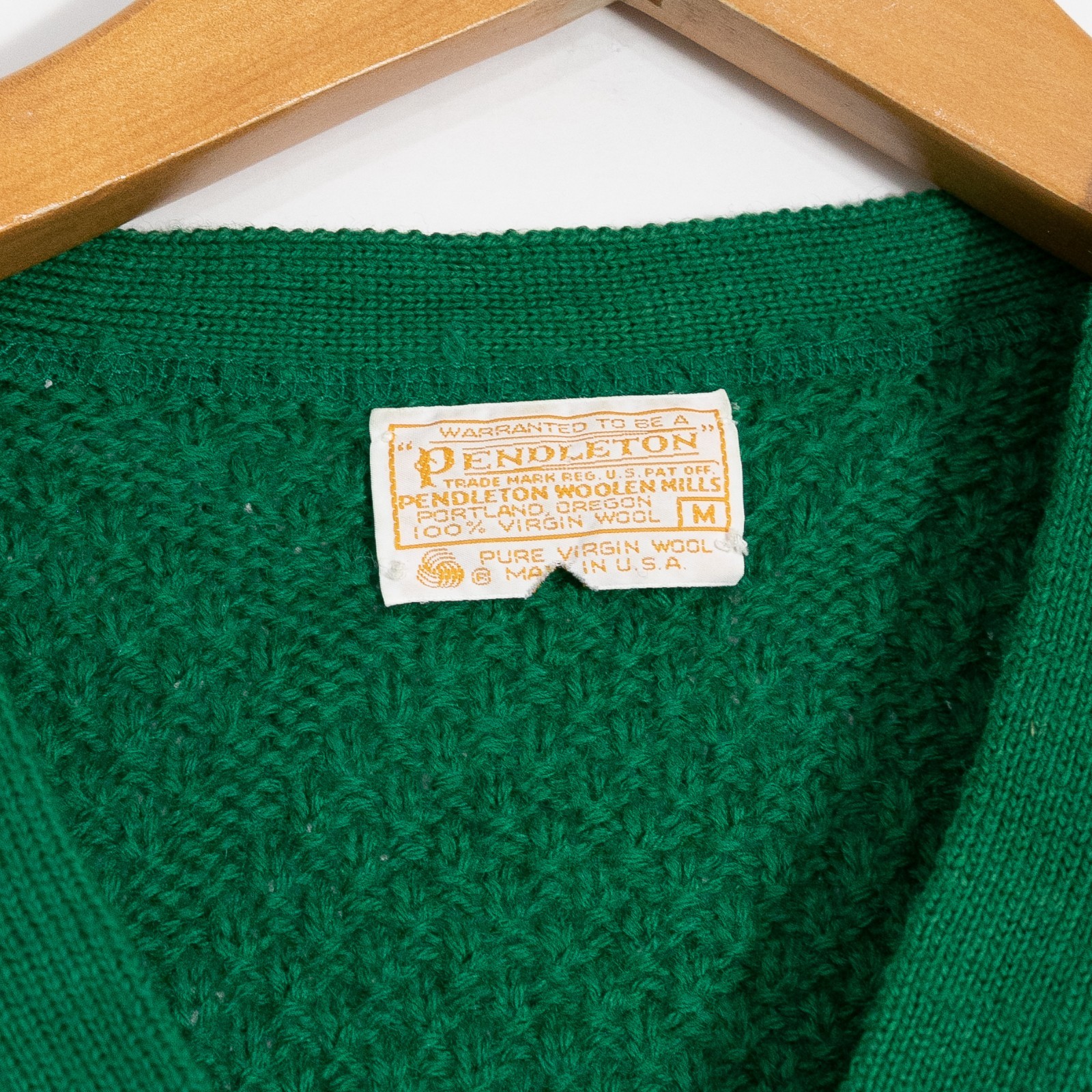 Vintage Pendleton Diamond Pattern Wool Cardigan S… - image 6