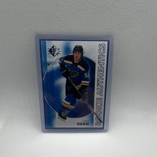 Upper Deck SP Rookie Authentics Zach Dean St. Louis Blues 2024-25 Card #118 NHL