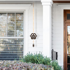 Pet Memorial Gifts for Loss of Dog in Loving Memory Wooden Wind Chimes with Paw