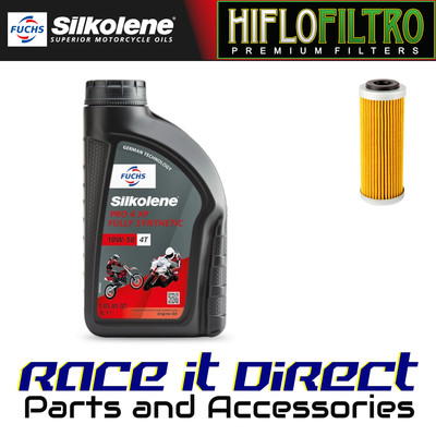 4-Pack Hiflofiltro Oil Filters For Husqvarna FE350 / FE350S (2014-2023) - HF652, TÜV Certified