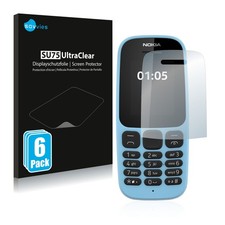 6 Pack Screen Protector for Nokia 105 2019 Protective Film Clear Protection