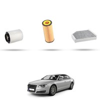 Hoffcar Wartungsset Kompatibel Mit Audi A8 (4H) 4.0 S8 382KW Ab 2012