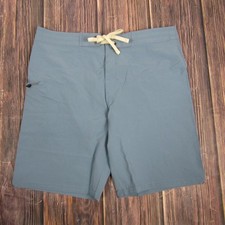 prAna Fenton Boardshort Shorts Mens 32 Swim Recycled Elastic High Tide Boardshor