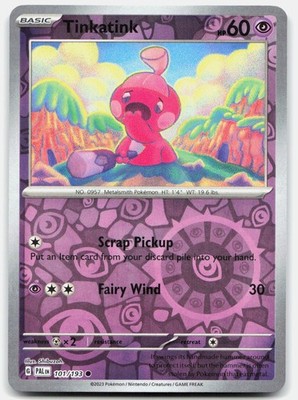 Tinkatink Common Paldea Evolved Reverse Holo 101/193 NM/M Pokemon