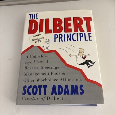 SIGNED The Dilbert Principle by Scott Adams - READ