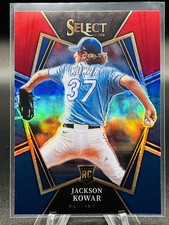 2022 Select #108 Jackson Kowar RC Tri-Color Prizm Parallel Royals NM-MT