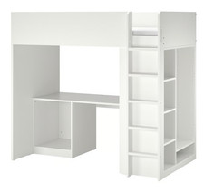 Hochbett 90x200 weiß, IKEA