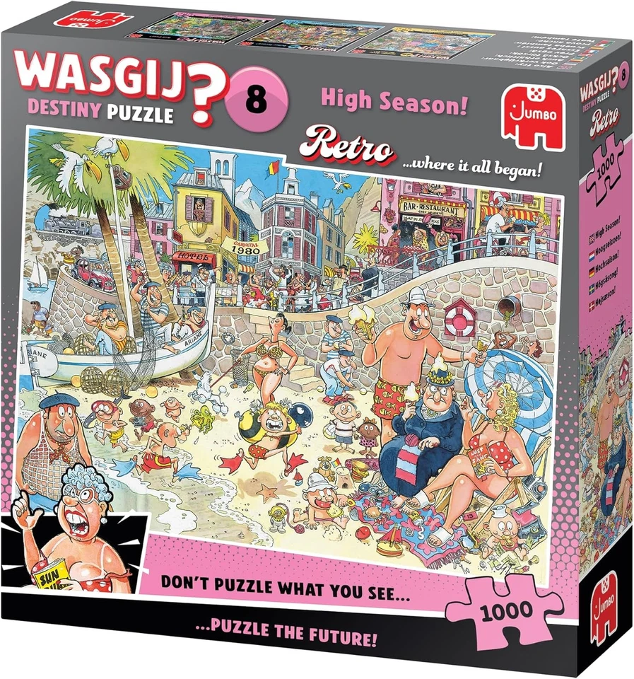 Wasgij Retro Destiny 8 - Hoogseizoen! (1000 stukjes) - Immagine 4 di 4