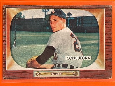 1955 Bowman Sandy Consuegra #116 Vintage Baseball Chicago White Sox