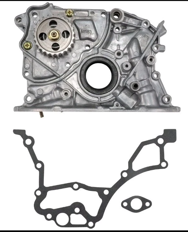 Bomba de aceite Melling M183 Stock para 88-01 Toyota Camry Celica MR2 Solara (W3221) Foto 2 de 2