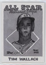 2025 Shoebox Treasures 1988 Topps Grayscale Filter /75 Tim Wallach #15 1ki7