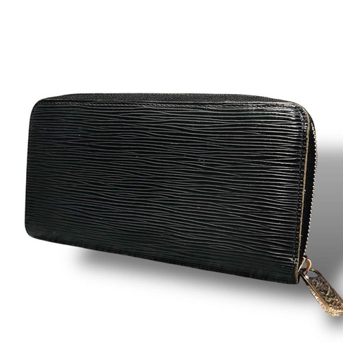 Louis Vuitton Epi Noir Long Wallet Zippy Black Pre-owned From Japan