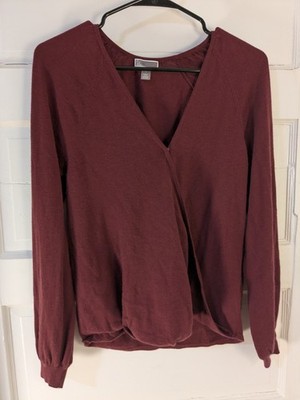 Chelsea 28 Women's Crossover Sweater Size Small