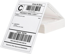 200 4X6 Fanfold Thermal Labels, Direct Thermal Shipping Labels  BPA