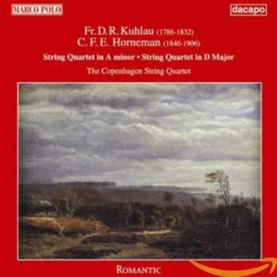 Kuhlau - HORNEMAN: String Quartet in D Major / KUHLAU: Strin... - Kuhlau CD DPVG