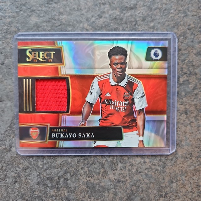 Bukayo Saka Patch Panini Select Premier League 2022-23 Arsenal FC