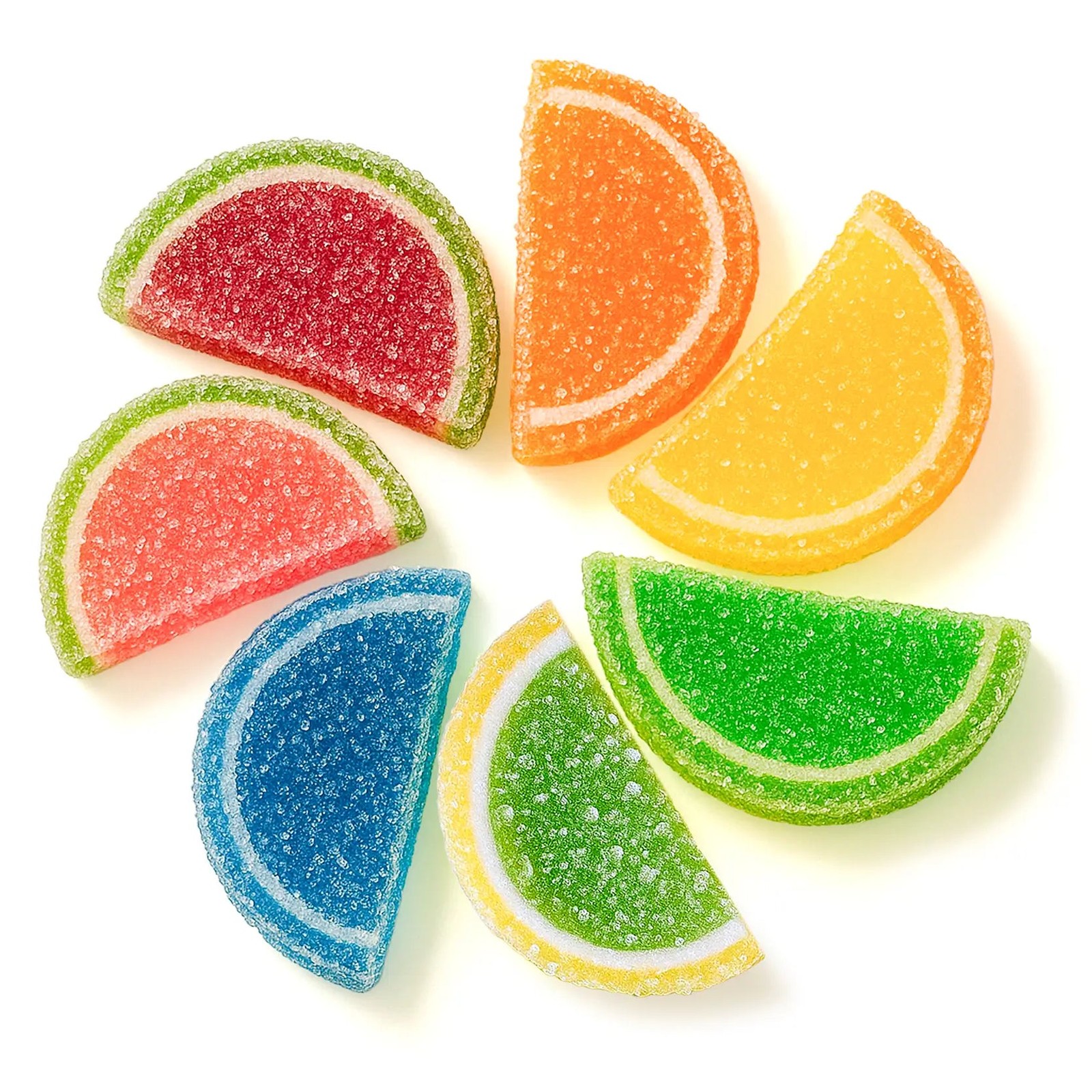Assorted Gourmet Jelly Fruit Slices Chewy Soft Candy Bulk by NY Spice
