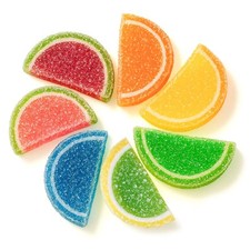 Assorted Gourmet Jelly Fruit Slices Chewy Soft Candy Bulk by NY Spice