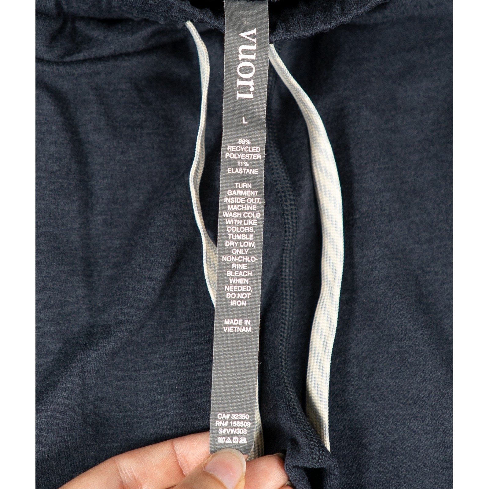 Vuori Mens Ponto Performance Jogger Tapered Leg Charcoal Grey Size L VW303 image 4