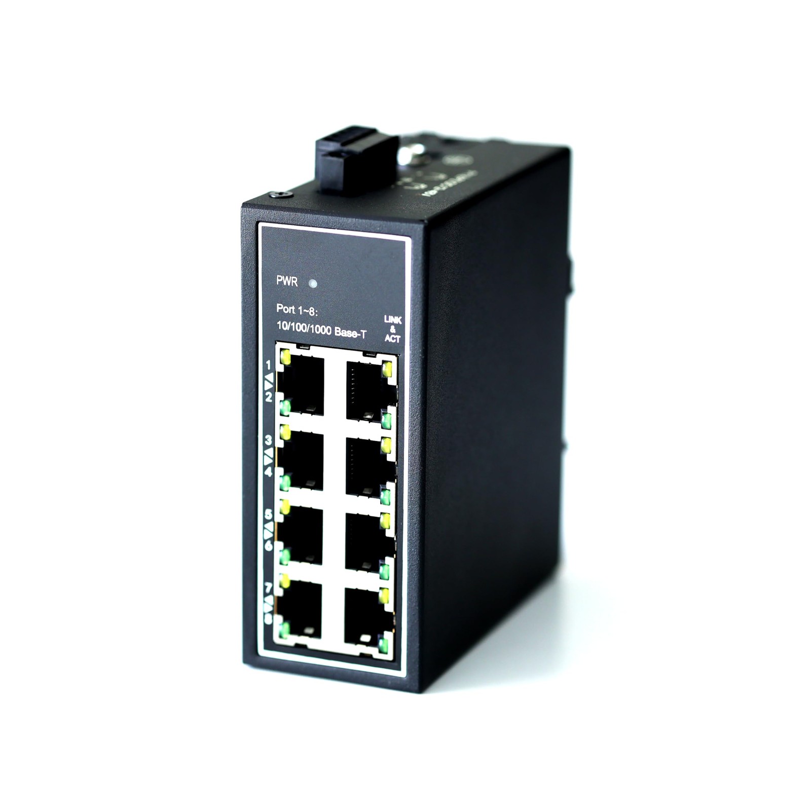 WDH-8GT-DC Commutateur Ethernet Gigabit 8 ports non géré pour réseau industriel