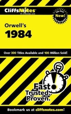 1984 Nineteen Eighty-Four: Cliffs Notes by George Orwell Paperback Book The Fast