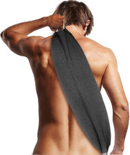 Exfoliating Back Scrubber with Handles Two Sides for Body Shower Deep Cleans Ski