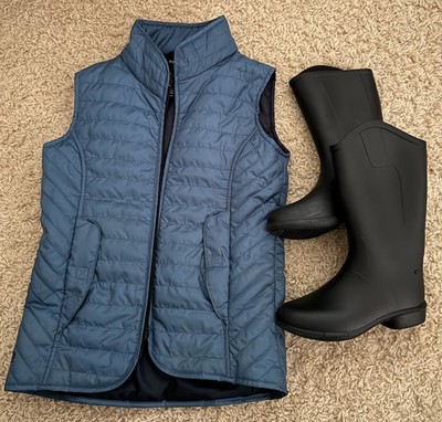 Kinder Reit-Set   Reitstiefel Gr. 29 + Reitweste (Decathlon/Fouganza) wie neu