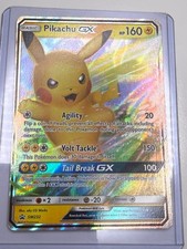 Pikachu GX - SM232 Holo Promo Sun & Moon Promo Pokemon (LP) on eBay