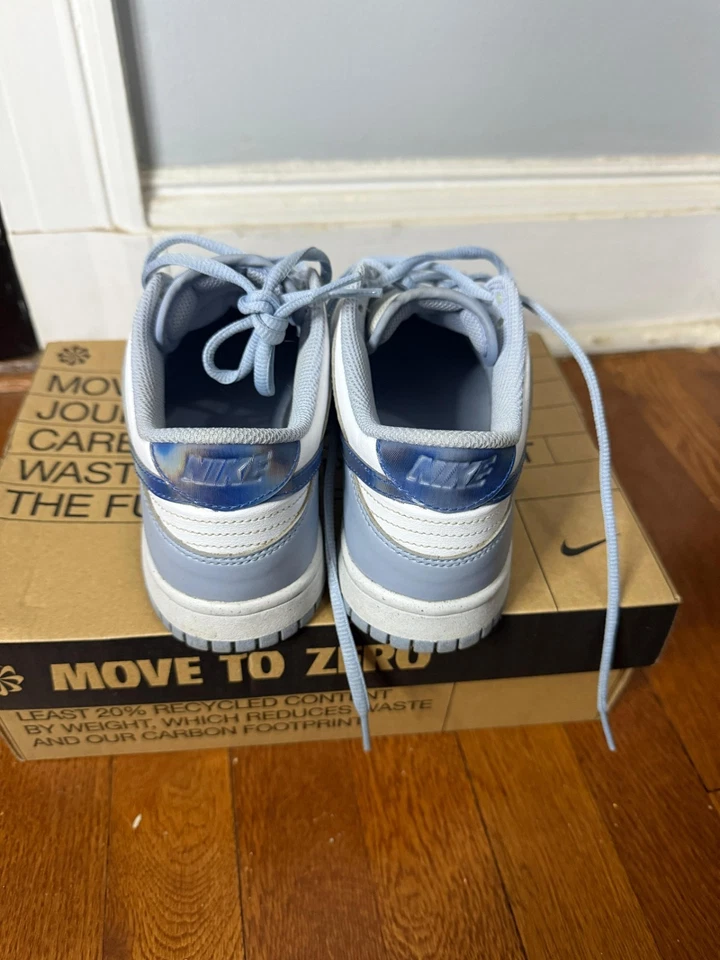 Nike Dunk Low Next Nature (GS) Zapatos Niños Grandes Talla 5.5Y Azul Susurro FJ4668-400 Foto 3 de 4