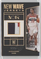2024-25 Panini Noir New Wave Jerseys Holo Gold 6/25 Alexandre Sarr #NWJ-SAR 3d3