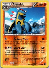 Armaldo 57/114 R Steam Siege Pokemon Reverse Holo NM