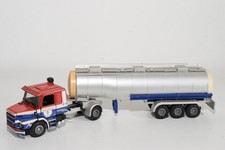 B19 1:50 TEKNO SCANIA TORPEDO TRUCK WITH TRAILER AVD WOUW TANKER NMINT COND.