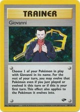 Giovanni (18/132)&nbsp;Gym Challenge Unlimited​ -&nbsp;Heavily Played Holofoil Pokemon TCG