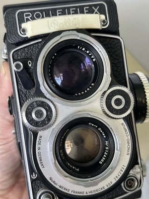 オーバーホール済 ROLLEIFLEX Planar f3.5 ホワイトフェイス RARE 12/24 White Face 3.5F Rolleiflex Zeiss Planar 75mm F3.5 TLR