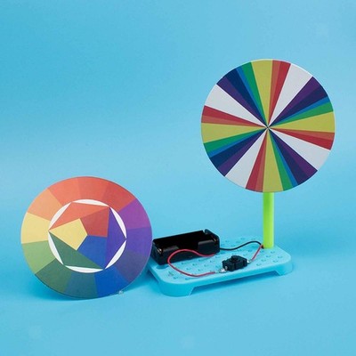 Zum Selbermachen Newton Farbscheibe leichtes Lernspielzeug für Jungen Mädchen Kinder Anfänger