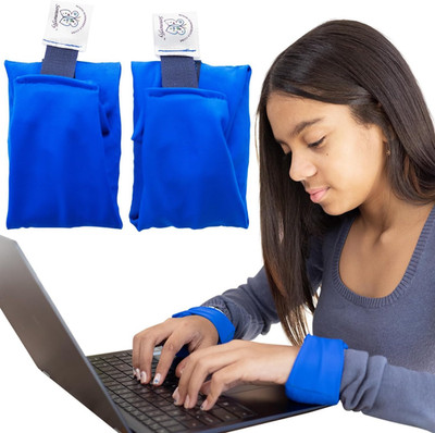 Go-Support Fidget Wrist Bands: Wearable Wrist Rest - Soothing Fidget Bracelet wi